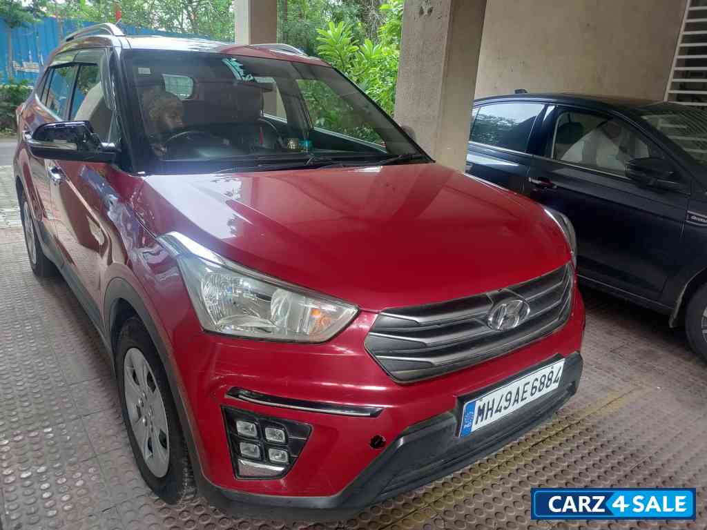Red Hyundai Creta 1.6 ex+