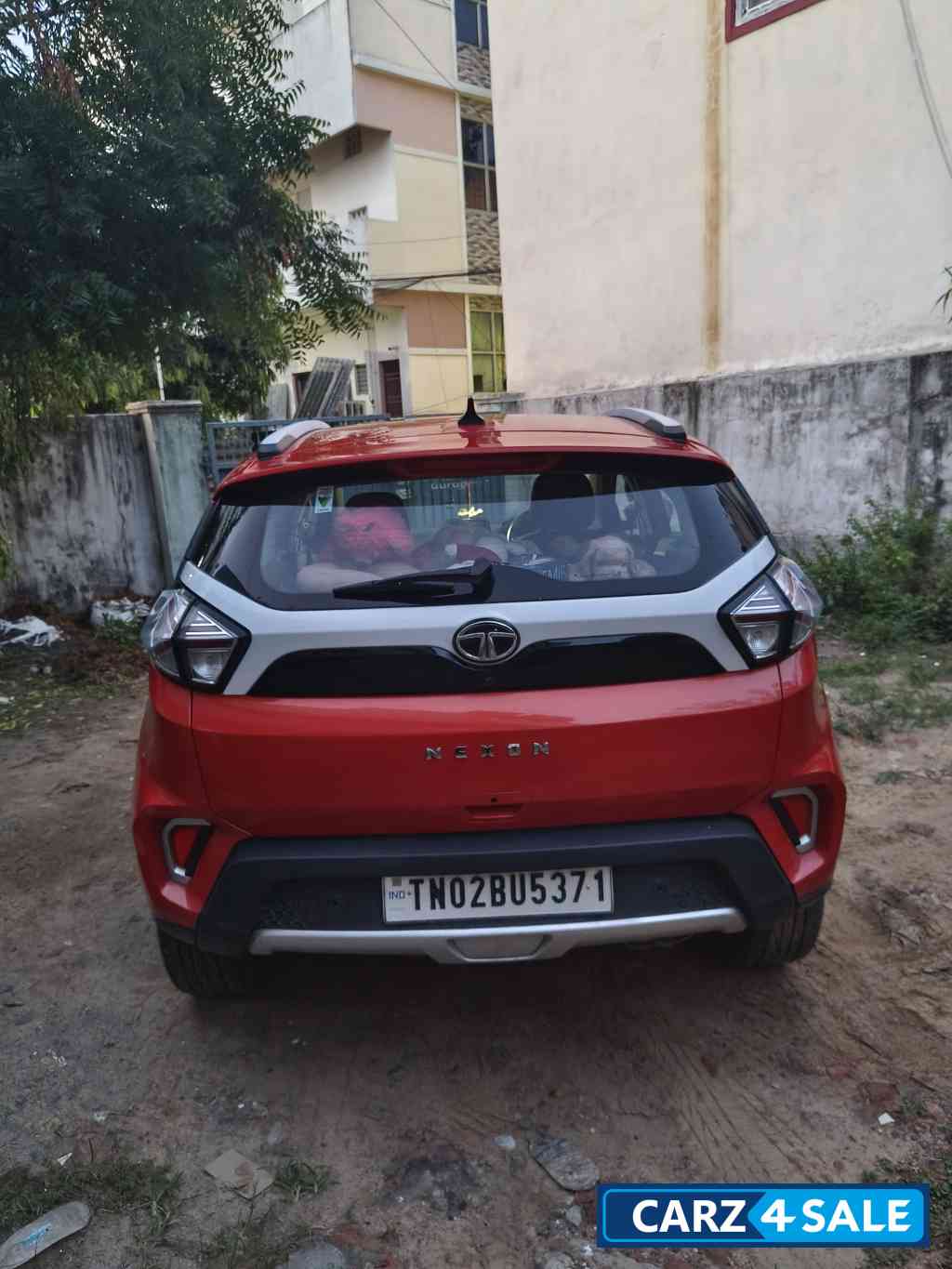Flame Red Tata Nexon XZA Plus (S)