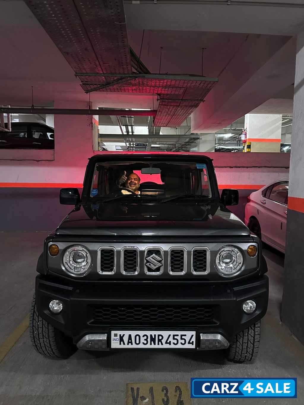 Metallic Grey Maruti Suzuki Jimny Alpha Pro All Grip AT dual tone