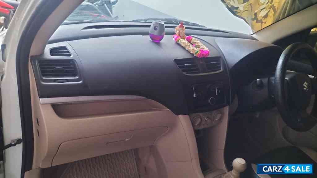 White Maruti Suzuki Dzire Tour S