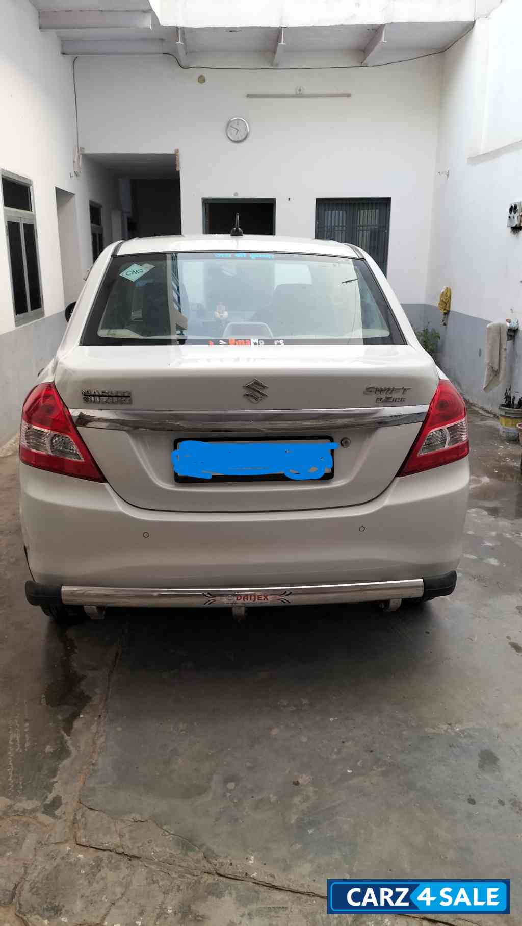 White Maruti Suzuki Dzire Tour S