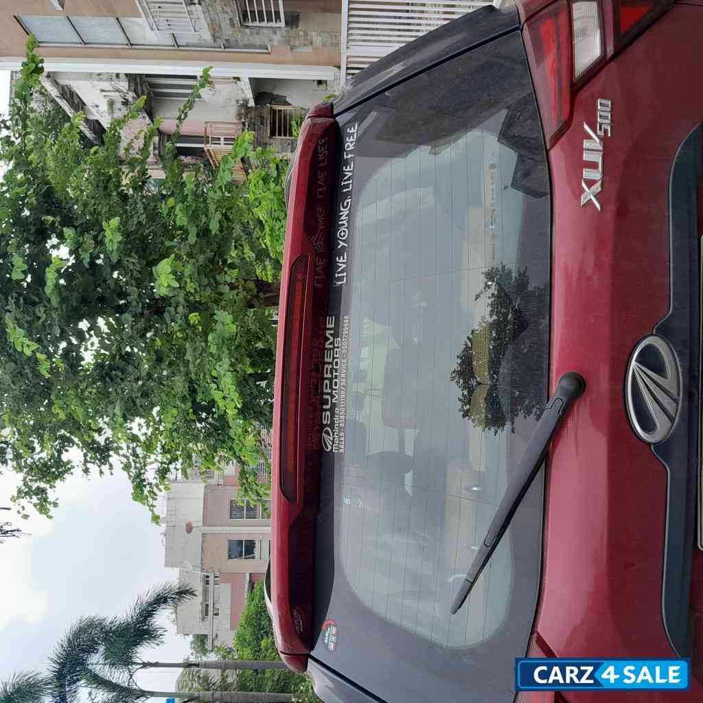Crimson Red Mahindra XUV 500 W7