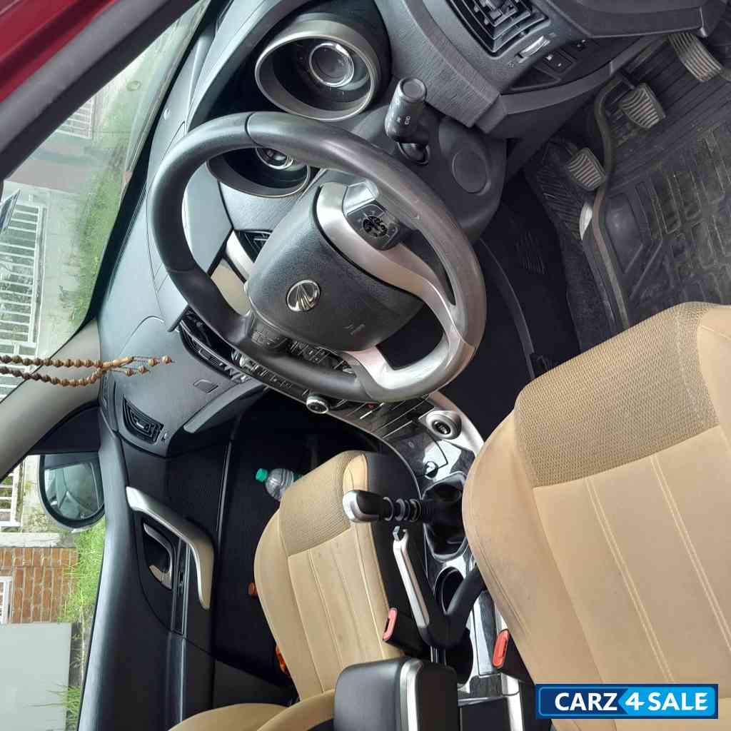 Crimson Red Mahindra XUV 500 W7