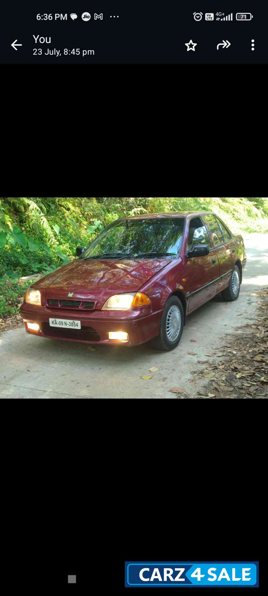 Wine Red Maruti Suzuki Esteem Vx
