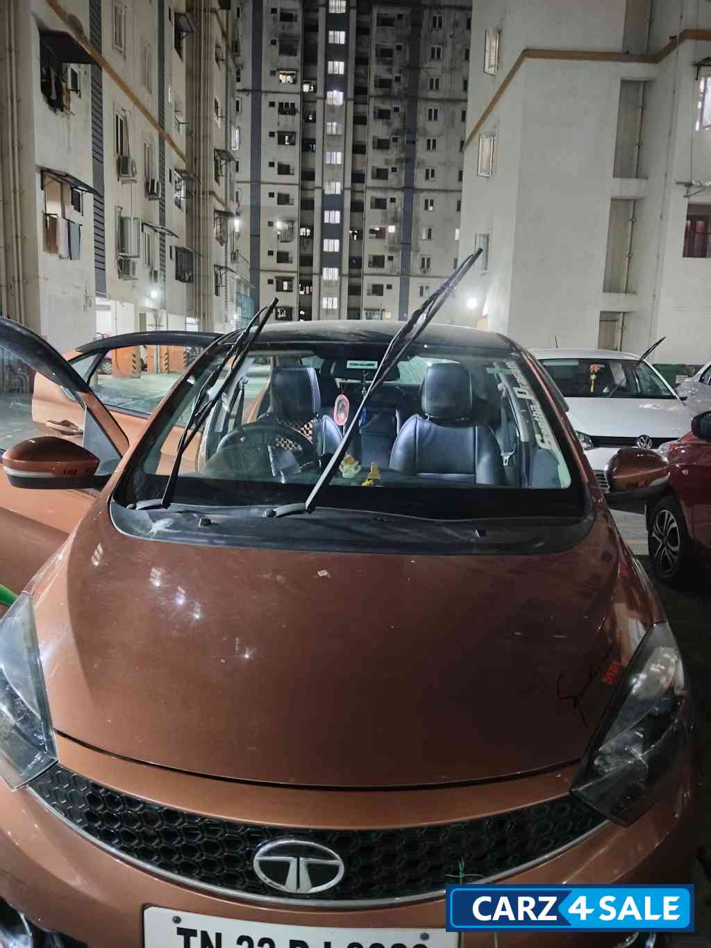 Copper Brown Tata Tigor XZ top end