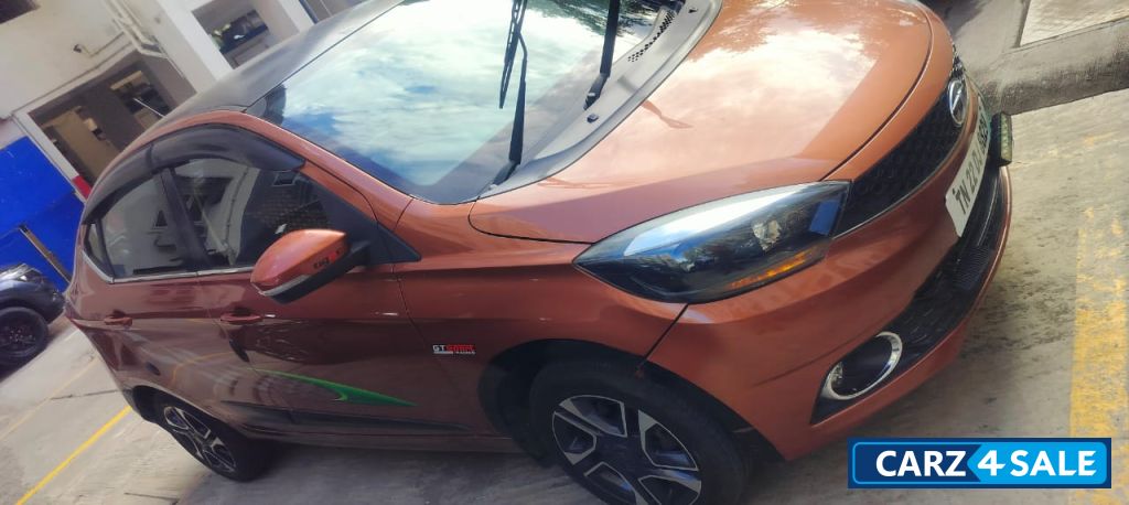 Copper Brown Tata Tigor XZ top end
