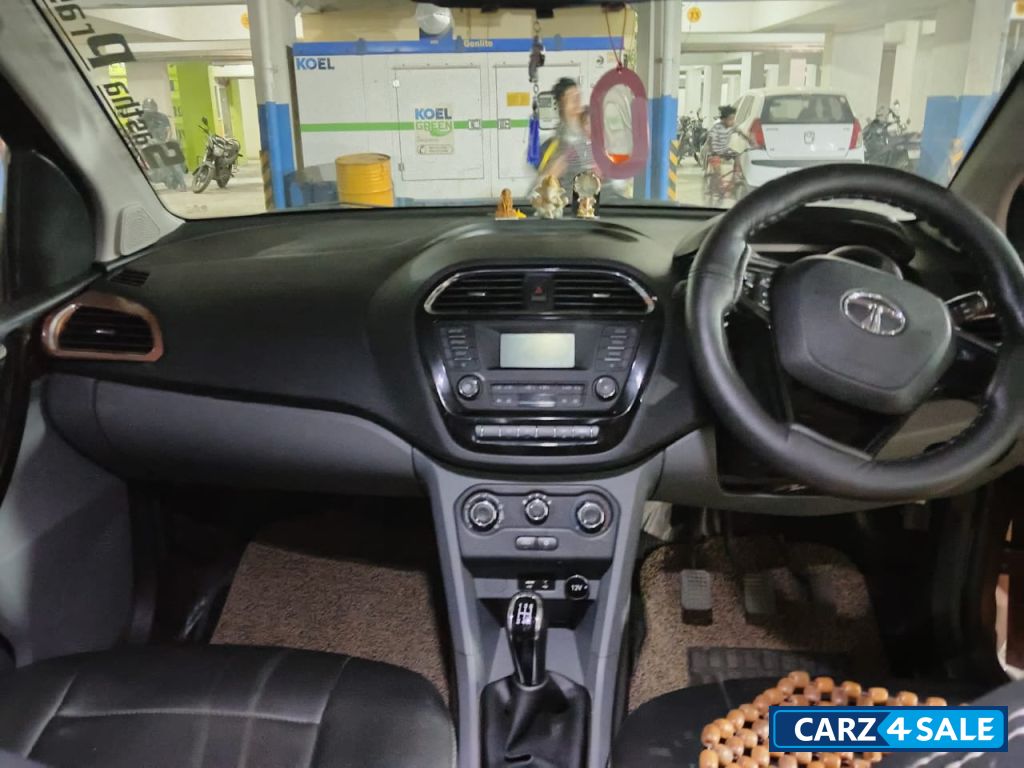 Copper Brown Tata Tigor XZ top end