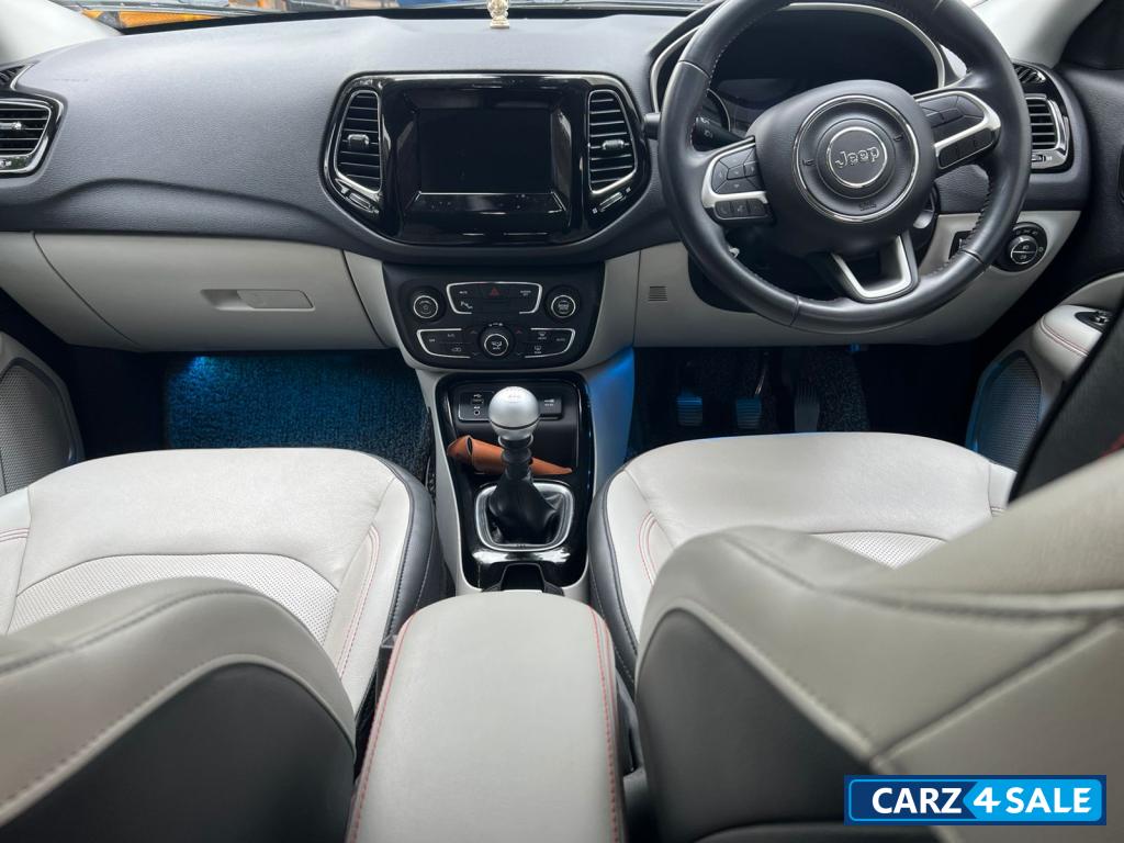 White Jeep Compass Limited Diesel