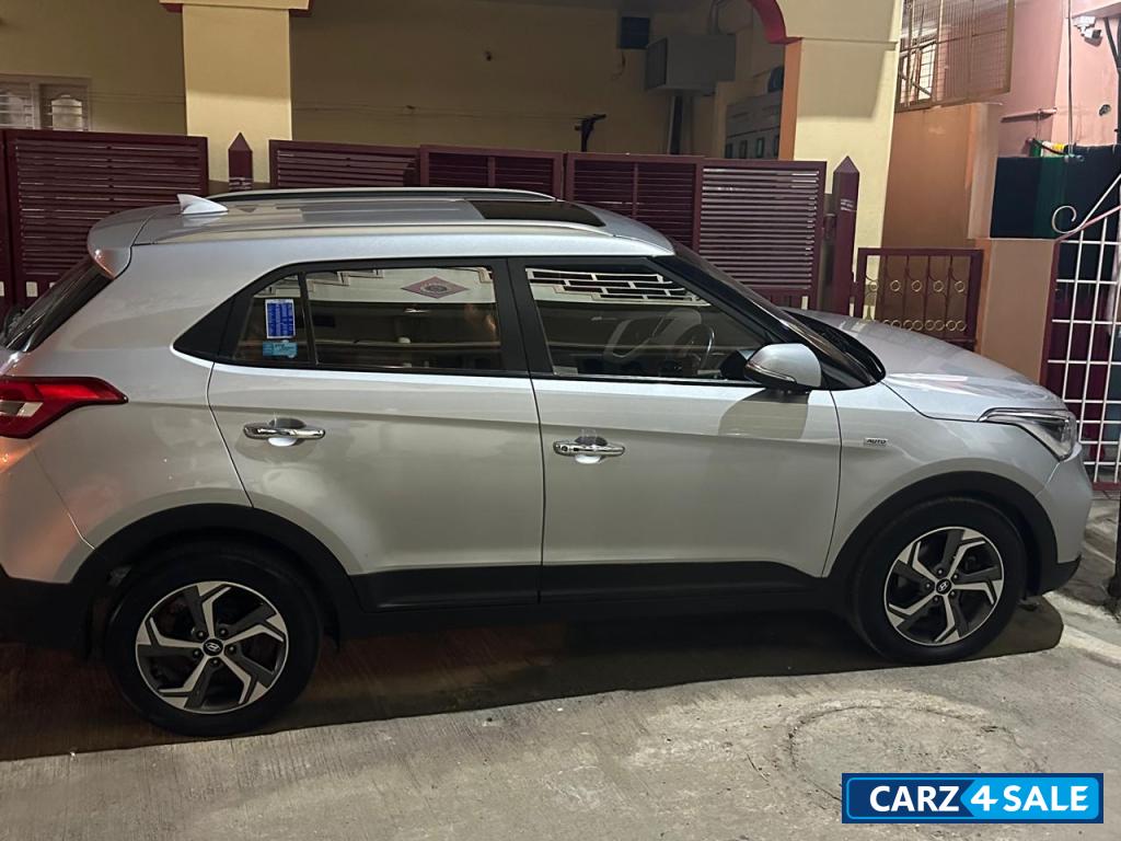 Silver Hyundai Creta SX plus
