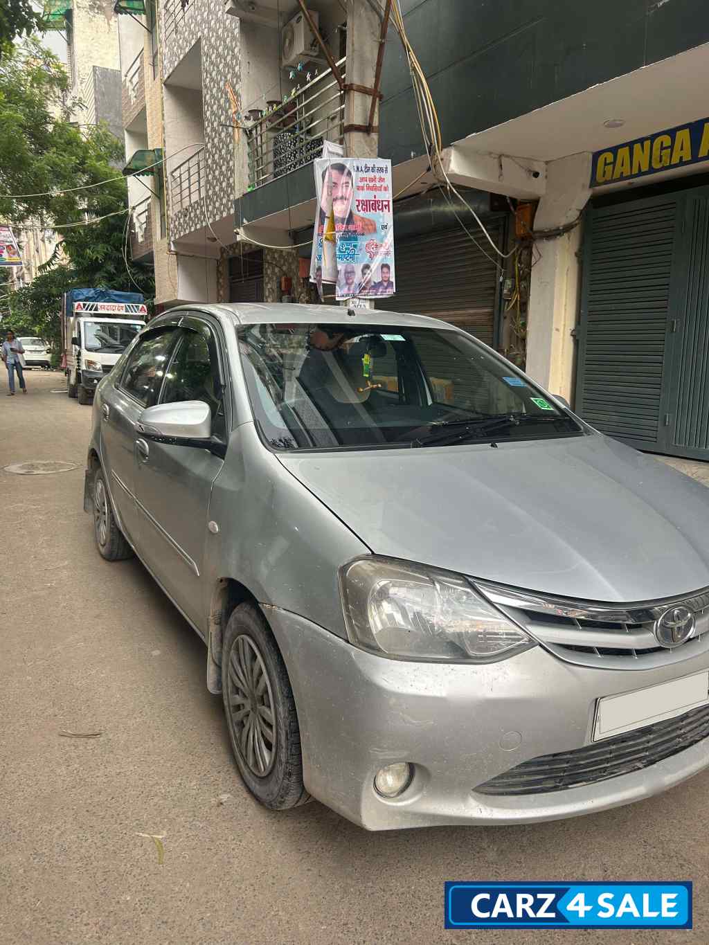 Silver Toyota Etios G