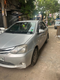 Silver Toyota Etios G