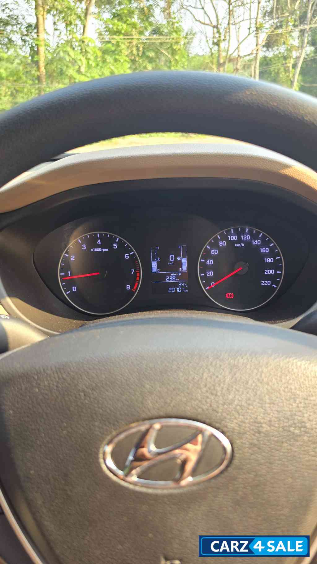 Fiery Red Hyundai Elite i20 SPORTZ PLUS 1.2