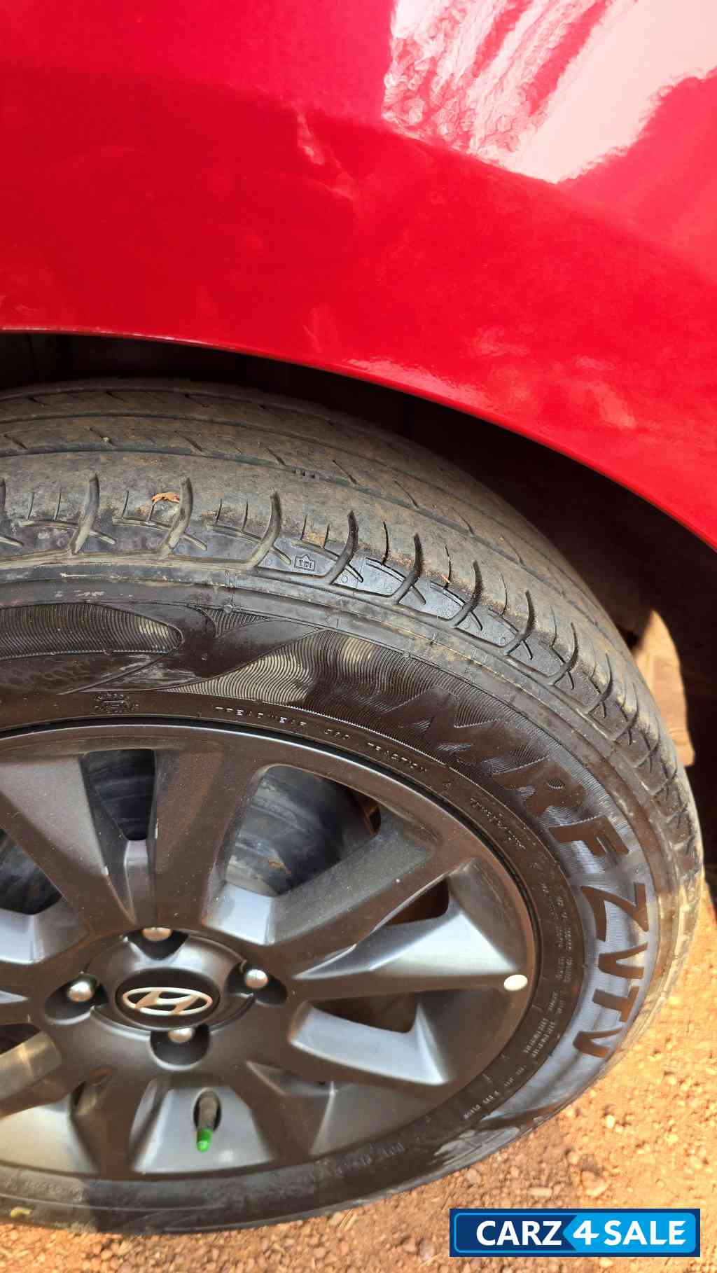 Fiery Red Hyundai Elite i20 SPORTZ PLUS 1.2