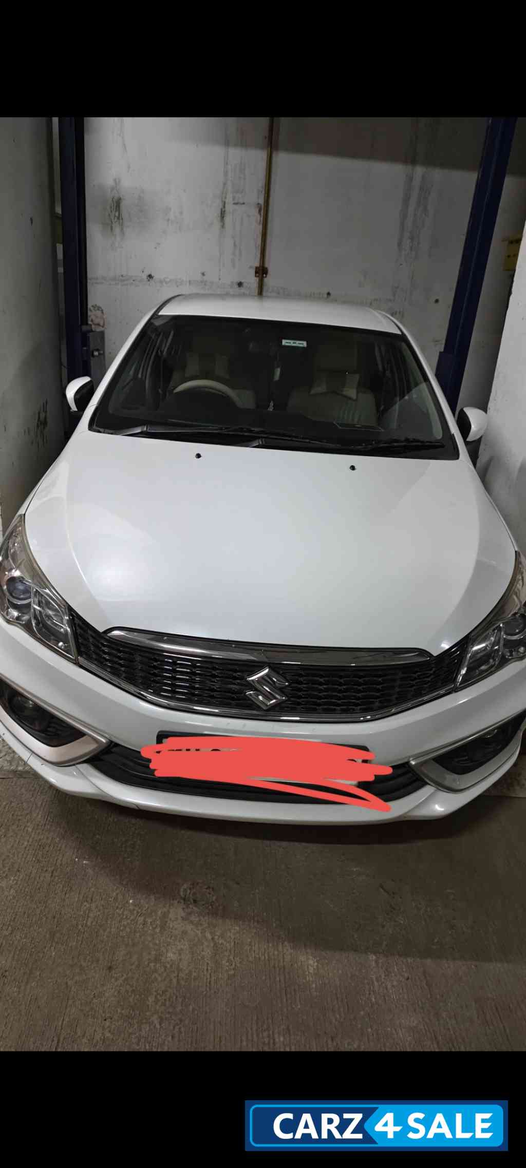 Pearl White Maruti Suzuki Ciaz Delta automatic