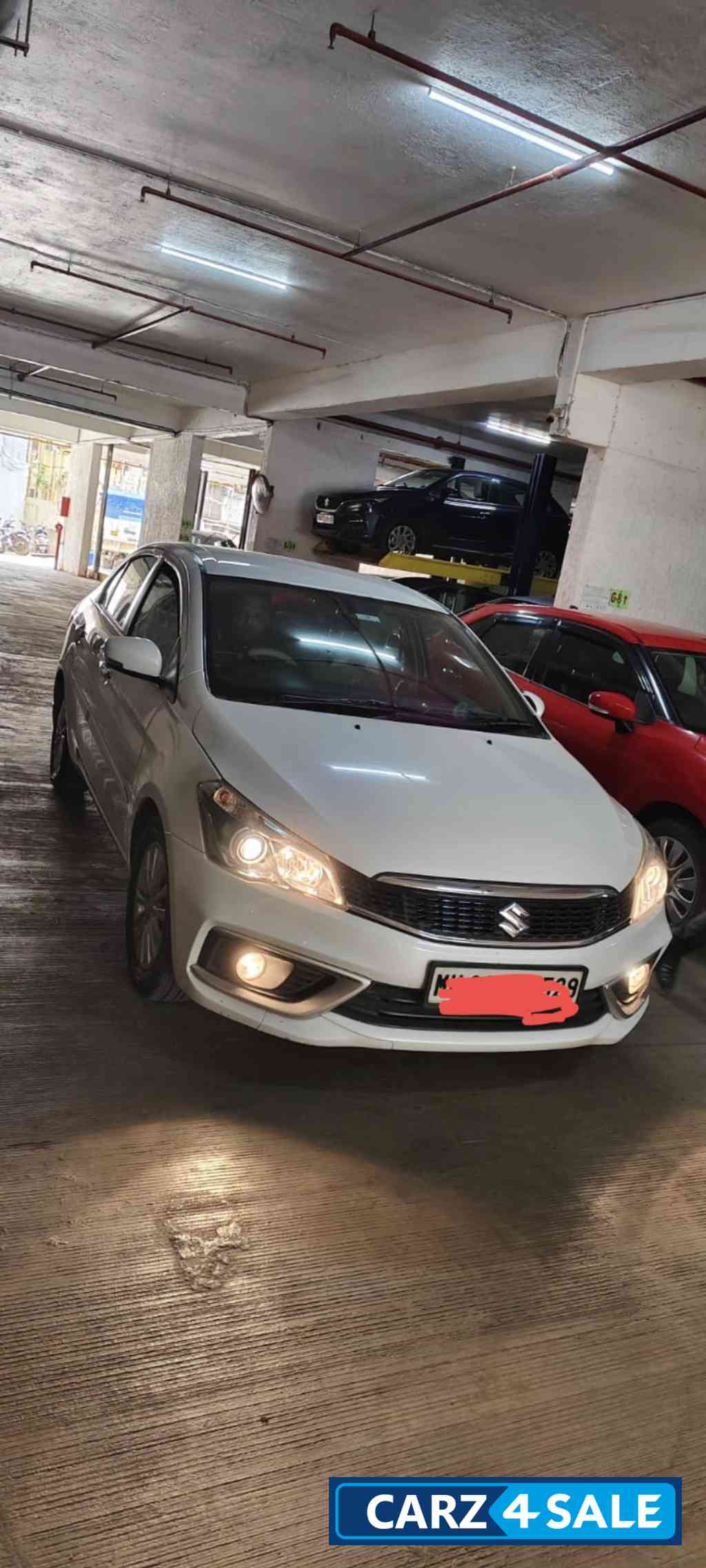 Pearl White Maruti Suzuki Ciaz Delta automatic