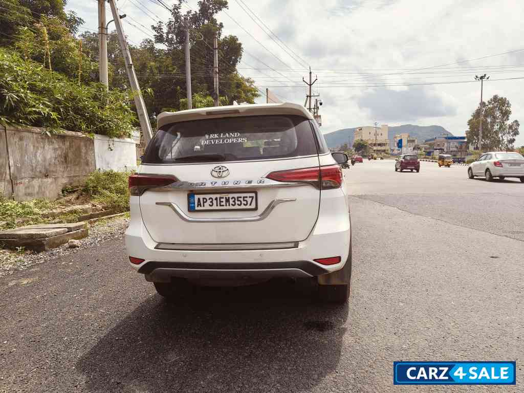 White Toyota Fortuner 4*2 automatic
