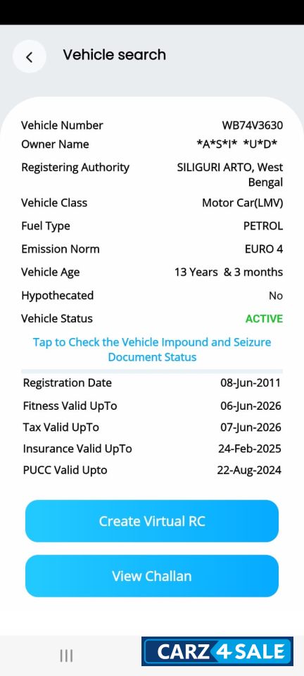 Maruti Suzuki Swift VXI