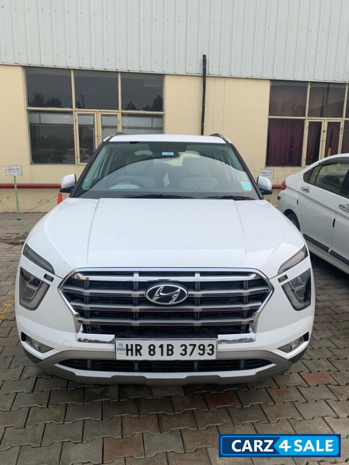 Polar White Hyundai Creta Sx diesel
