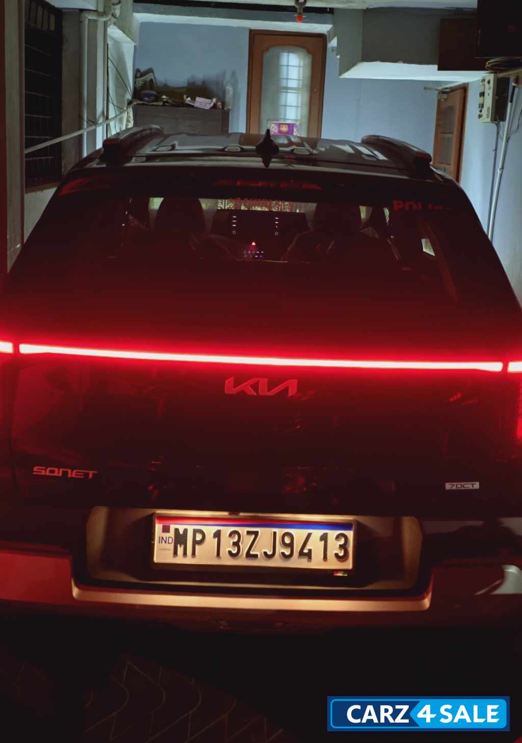 Black Kia Sonet Htx 1.0 turbo 7dct