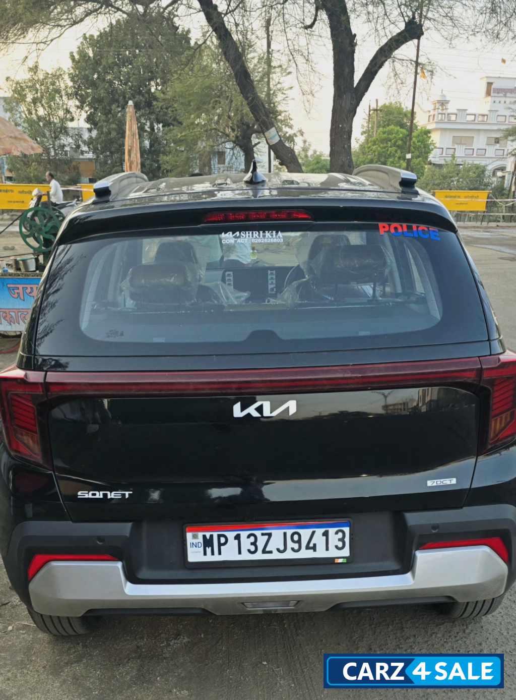 Black Kia Sonet Htx 1.0 turbo 7dct