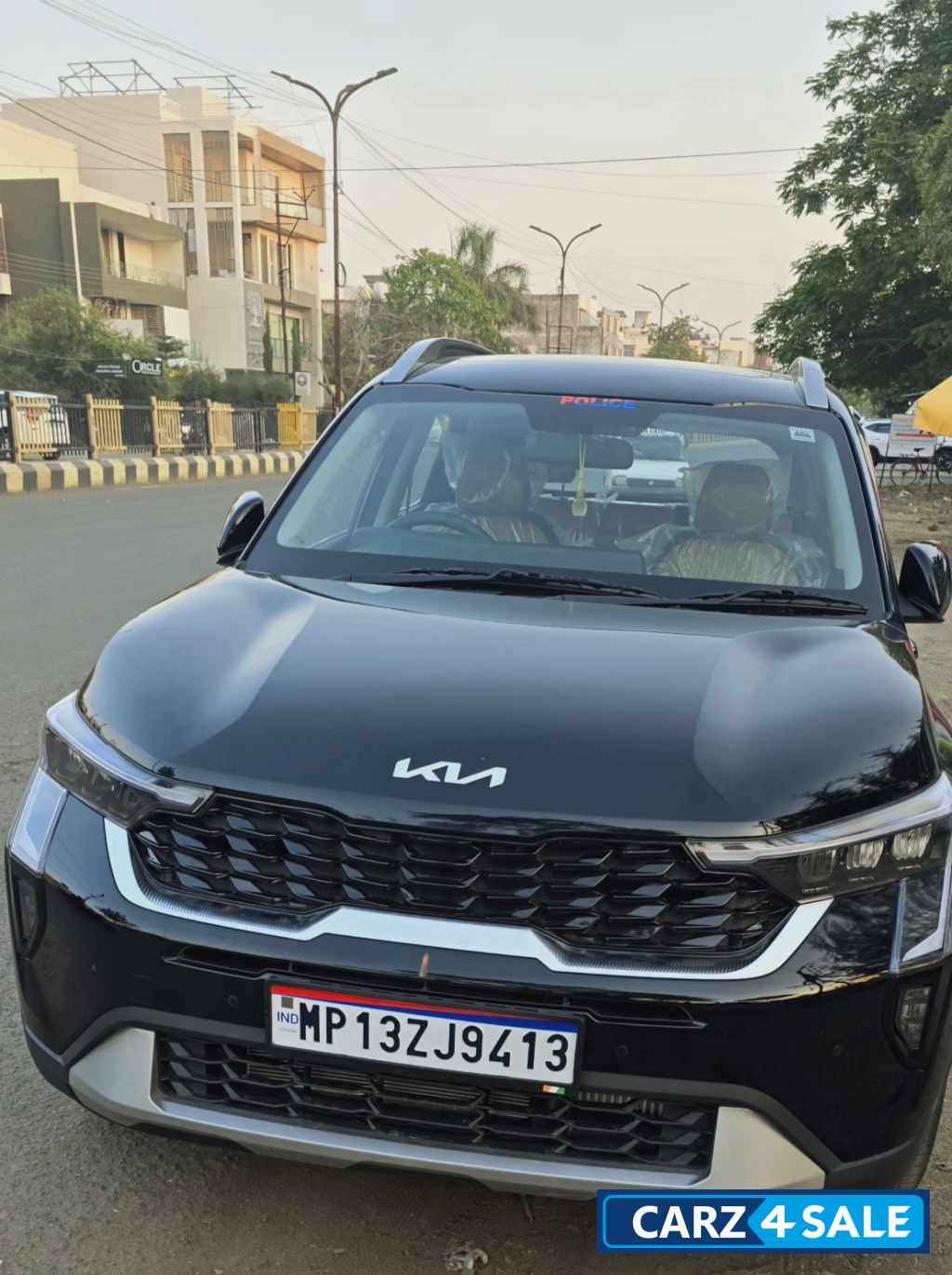 Black Kia Sonet Htx 1.0 turbo 7dct