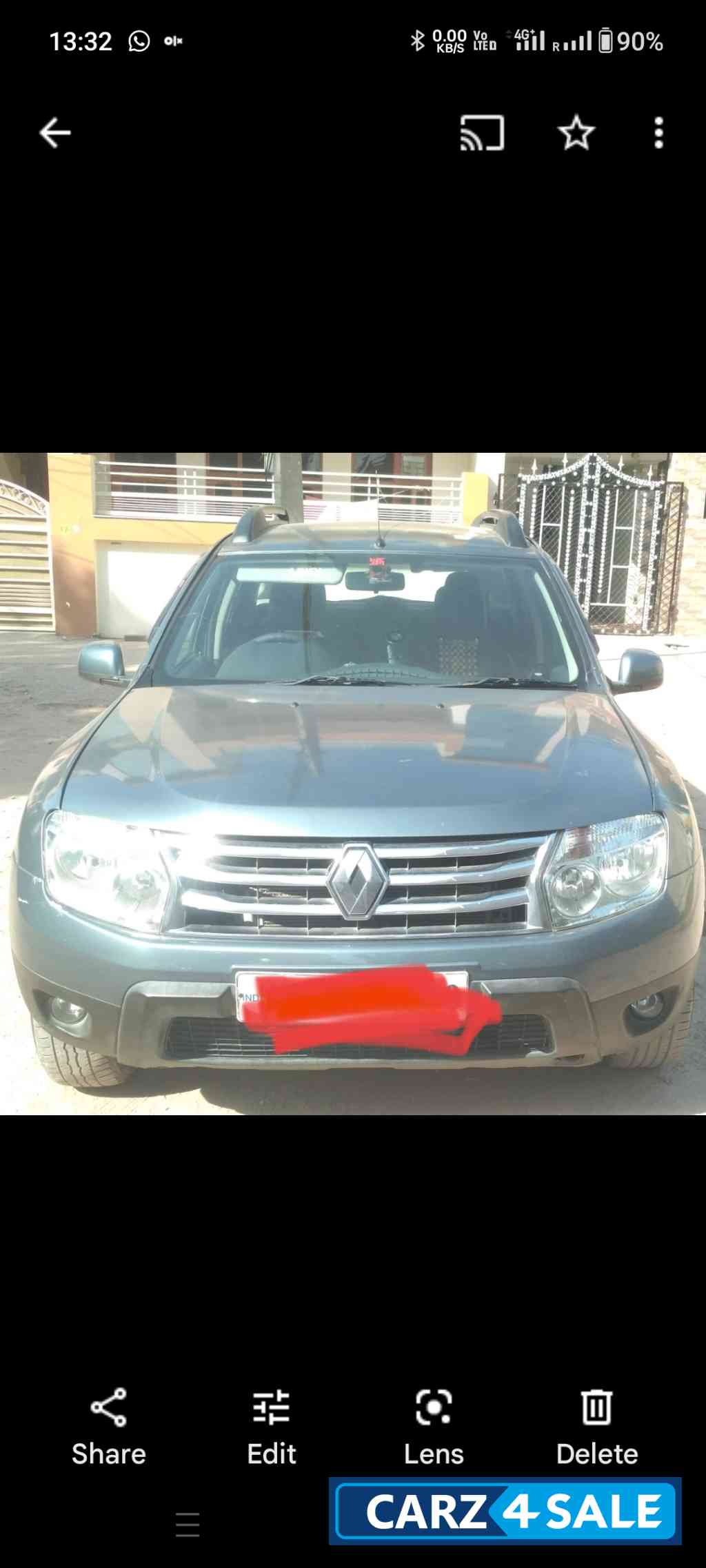 Grey Renault Duster 85 ps RXL