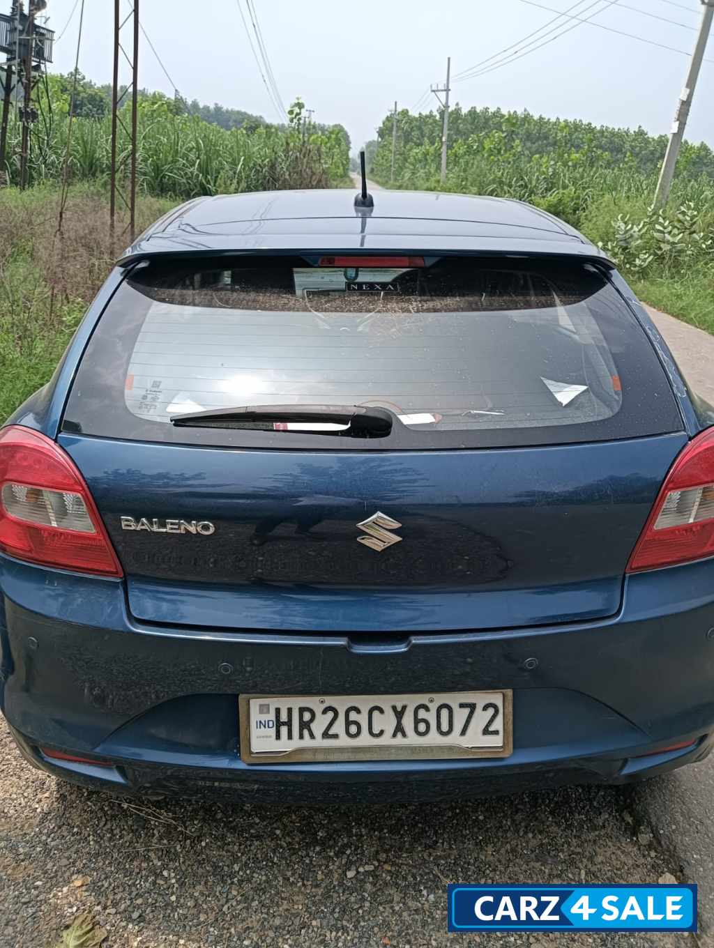 Blue Maruti Suzuki Baleno Delta