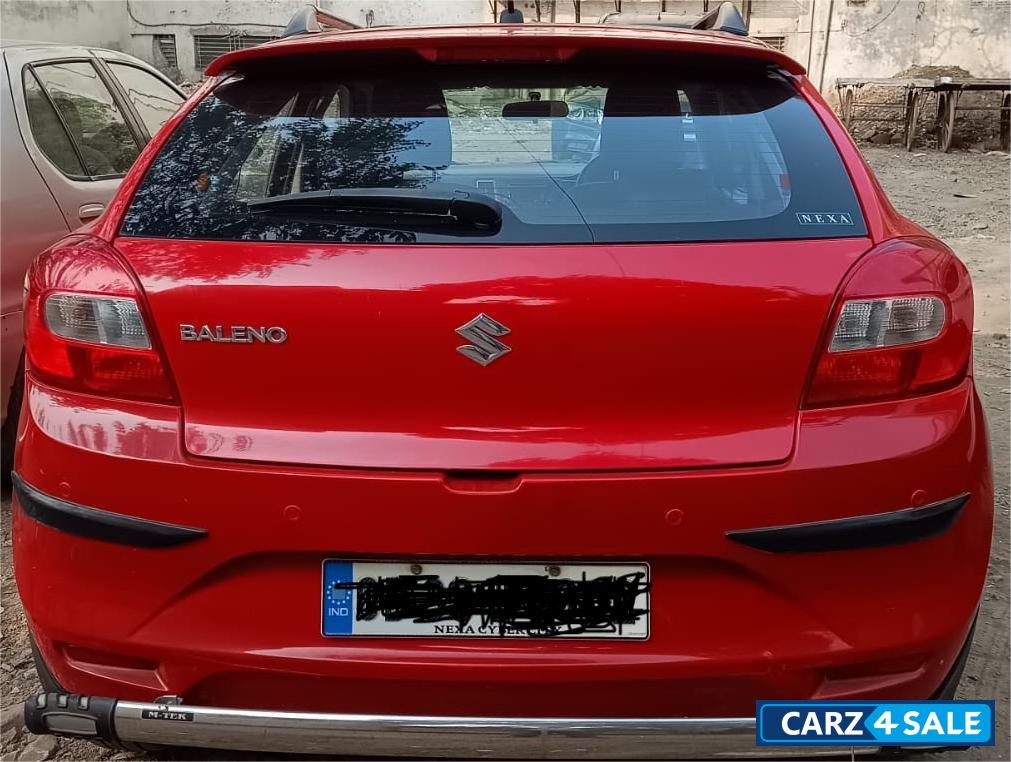 Fiery Red Maruti Suzuki Baleno Delta