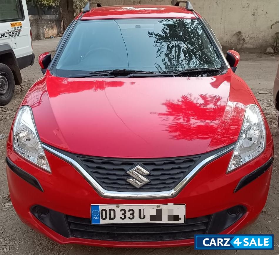 Fiery Red Maruti Suzuki Baleno Delta