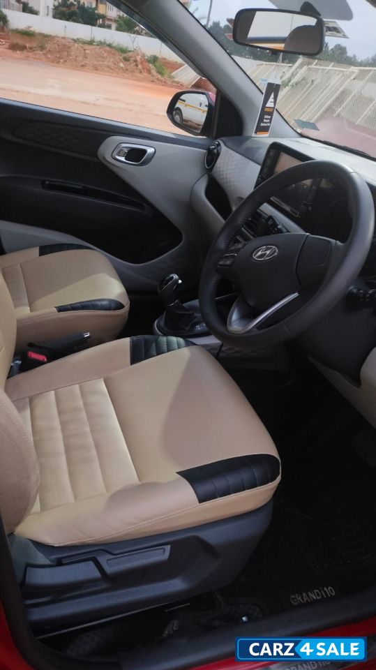 Fiery Red Hyundai i10 Grand i10 nios