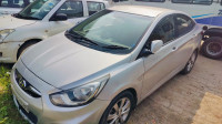 Silver Hyundai Verna Top model