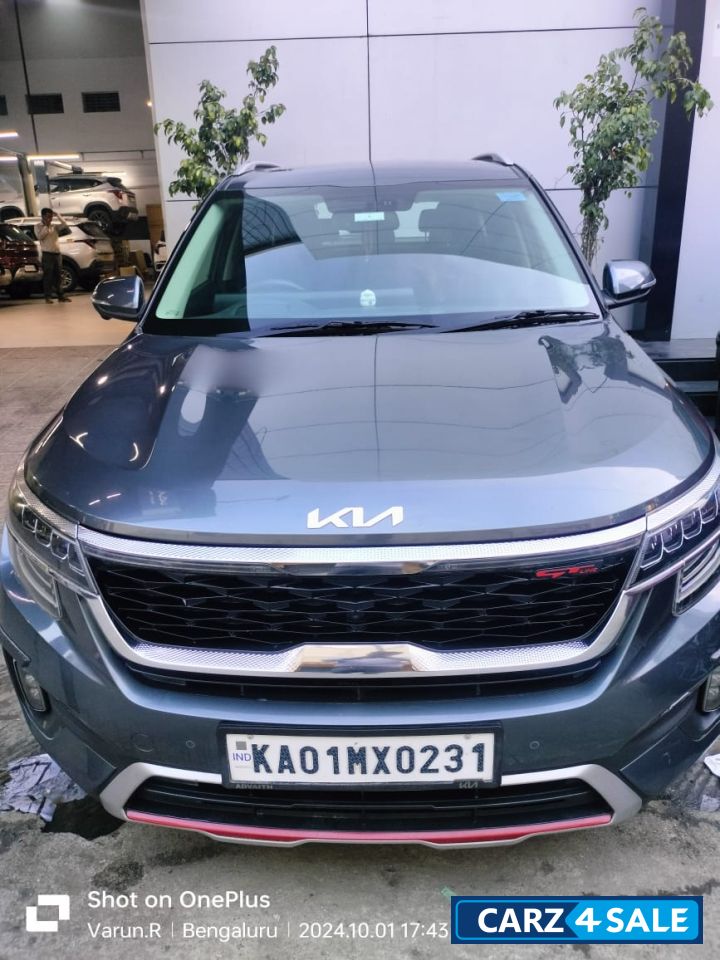 Grey Kia Seltos X-Line G 1.4 6MT GTX PLUS