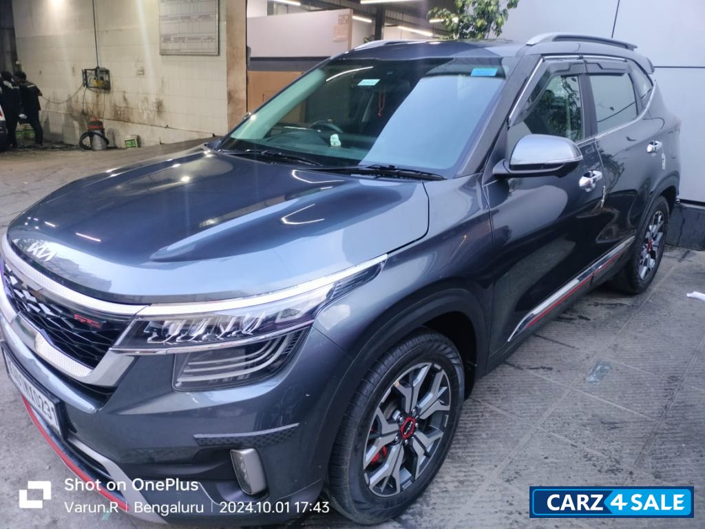 Grey Kia Seltos X-Line G 1.4 6MT GTX PLUS
