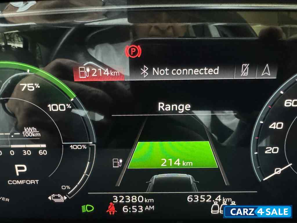 White Audi e-tron Etron 50