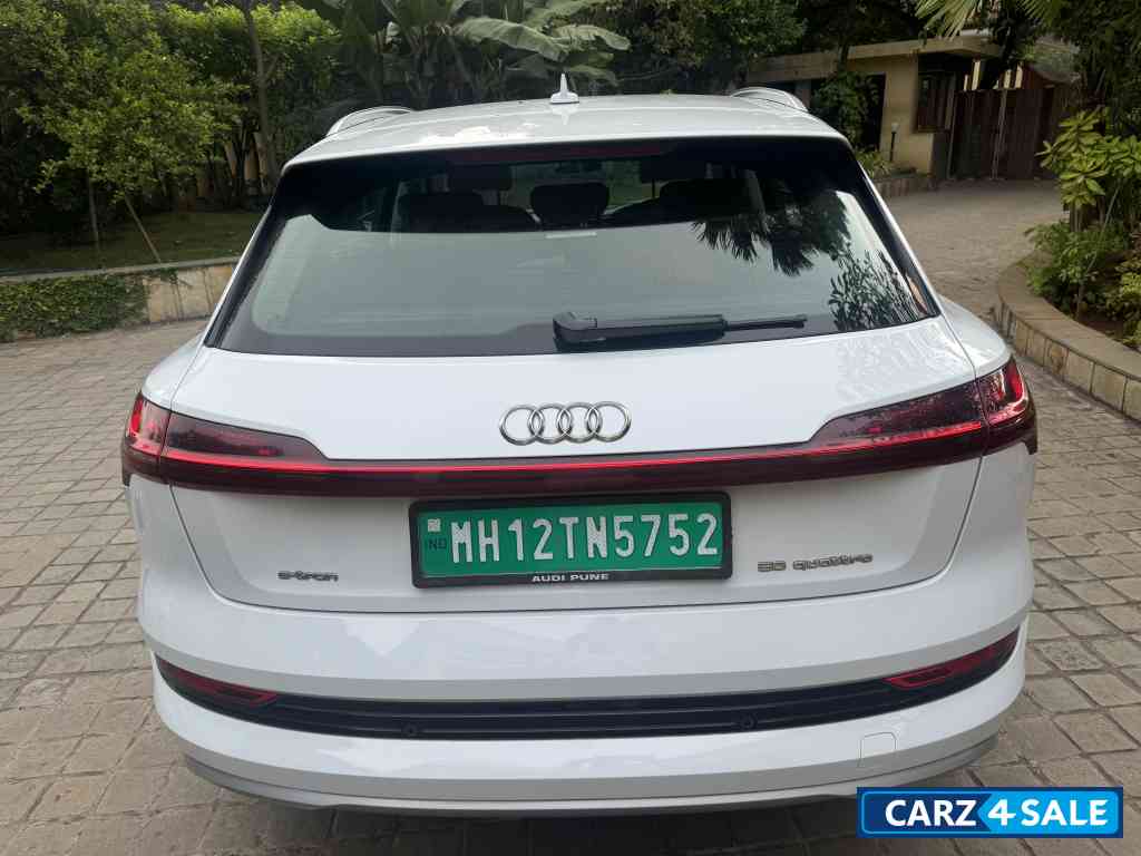 White Audi e-tron Etron 50