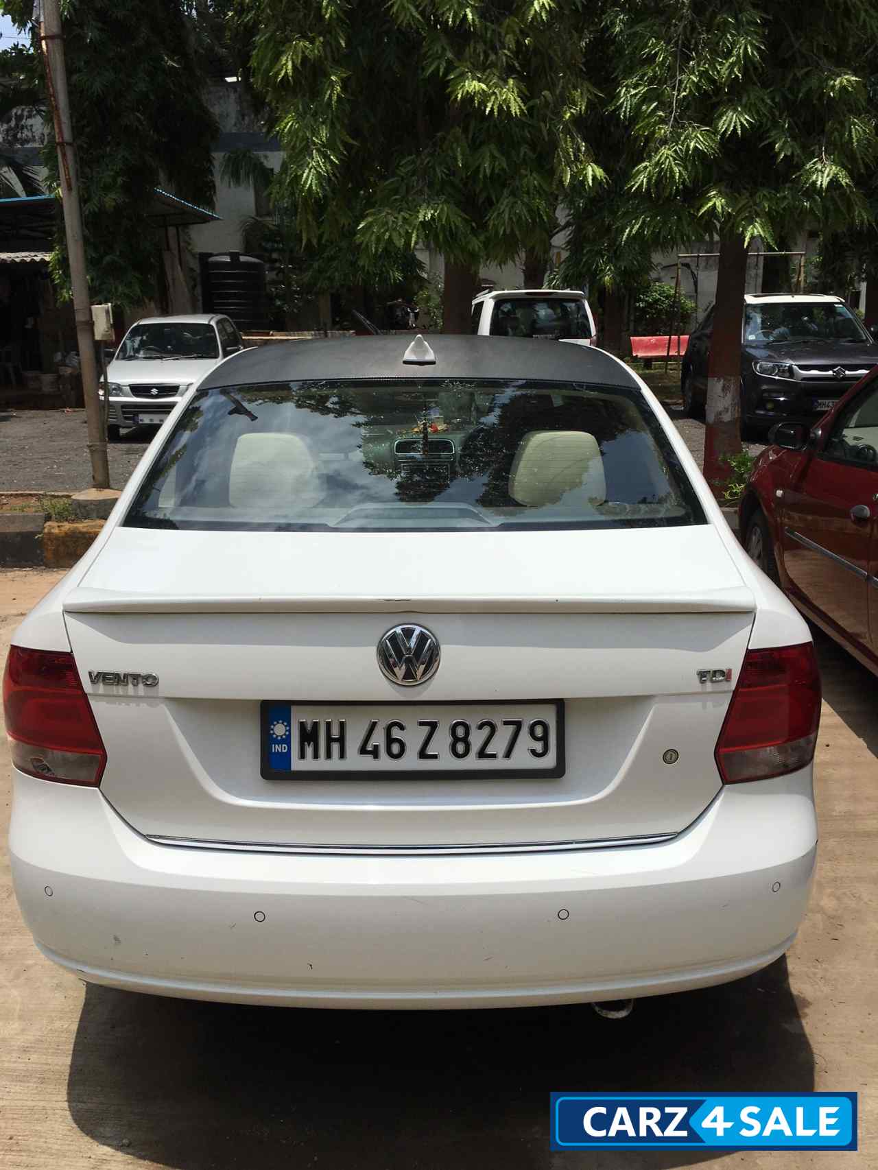 White Volkswagen Vento Diesel Highline