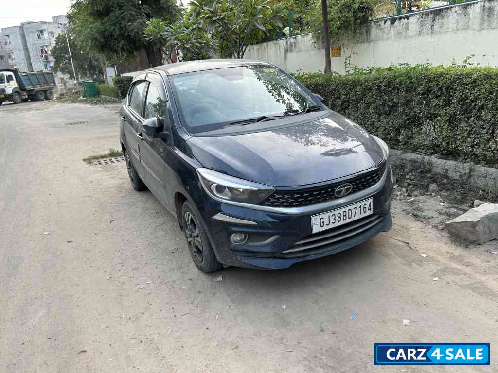 Blue Tata Tigor XZ Plus CNG