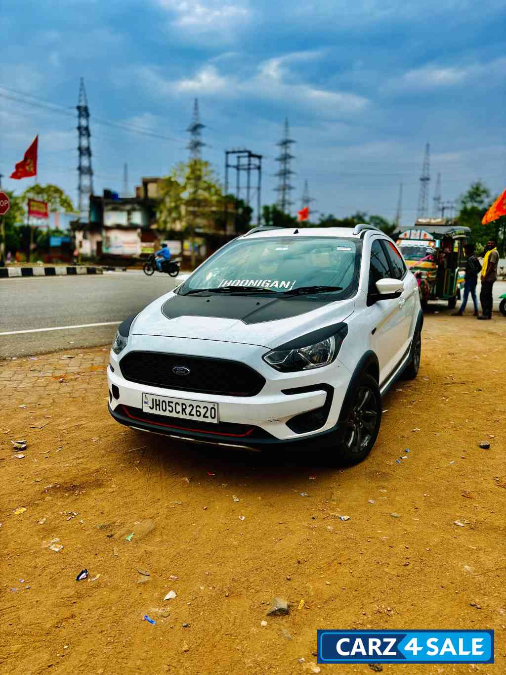 White Ford Freestyle Titanium 1.5 TDCI BS6