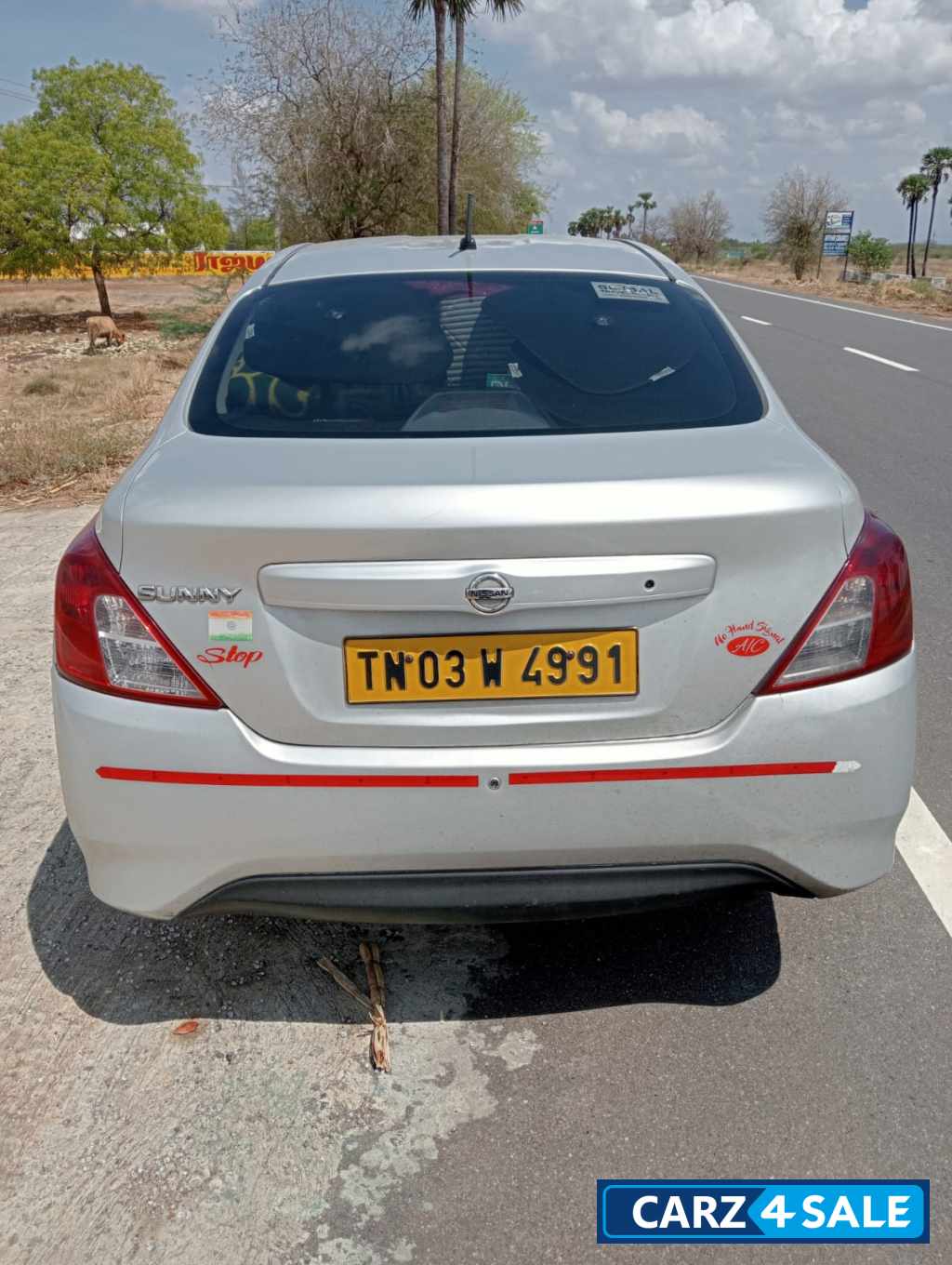 Silver Nissan Sunny Xe disel