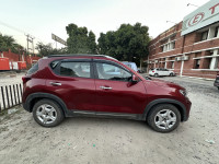 Maroon Red Kia Sonet HTX iMT Turbo Sunroof