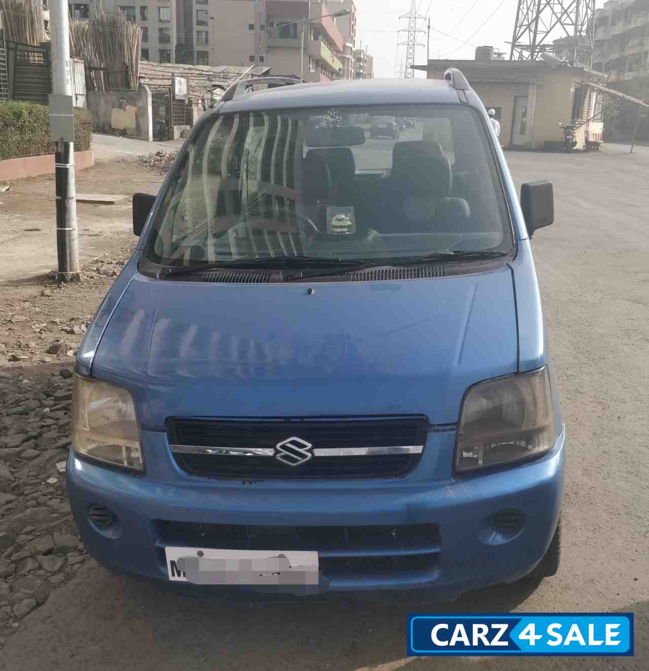 Sea Blue Maruti Suzuki Wagon R CNG LXi