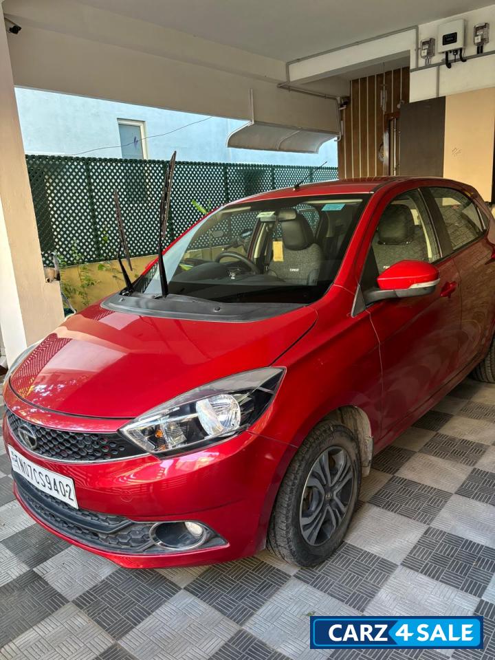 Red Tata Tiago Revotron XZA