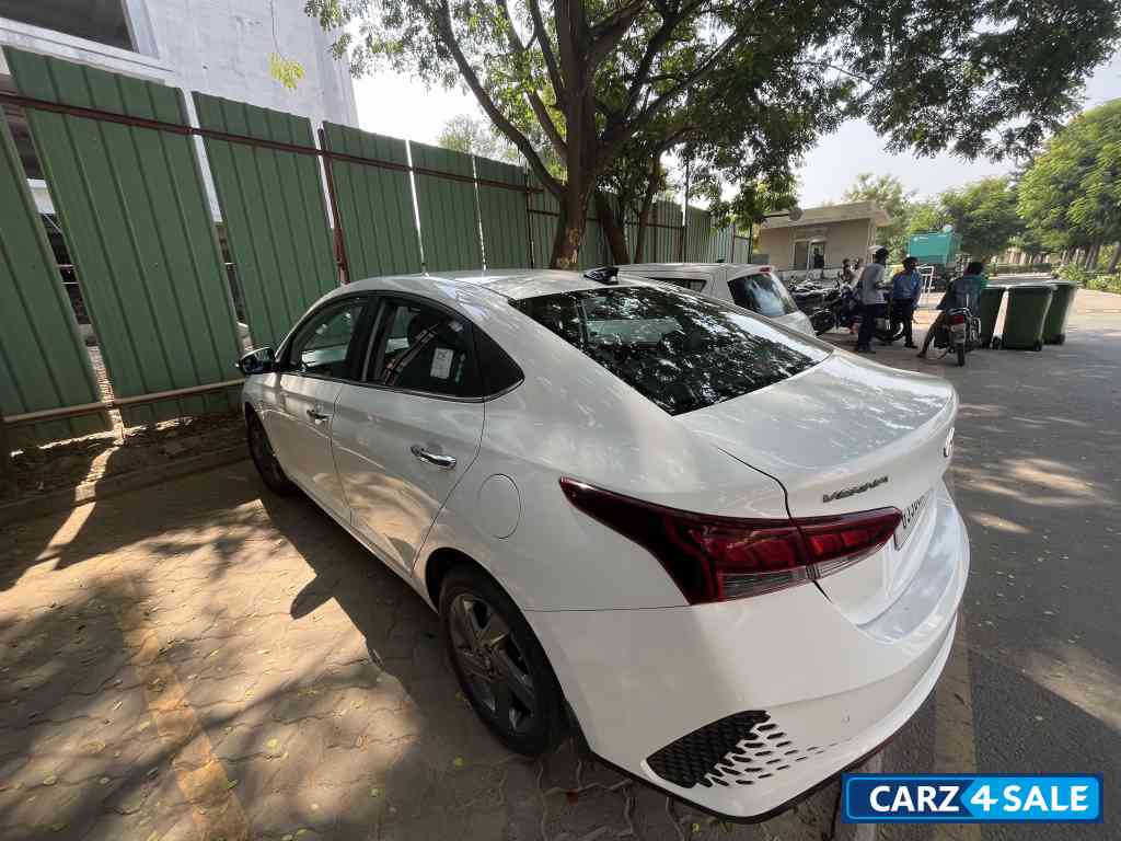 White Hyundai Verna Special edition  Turbo with sun roof automatic