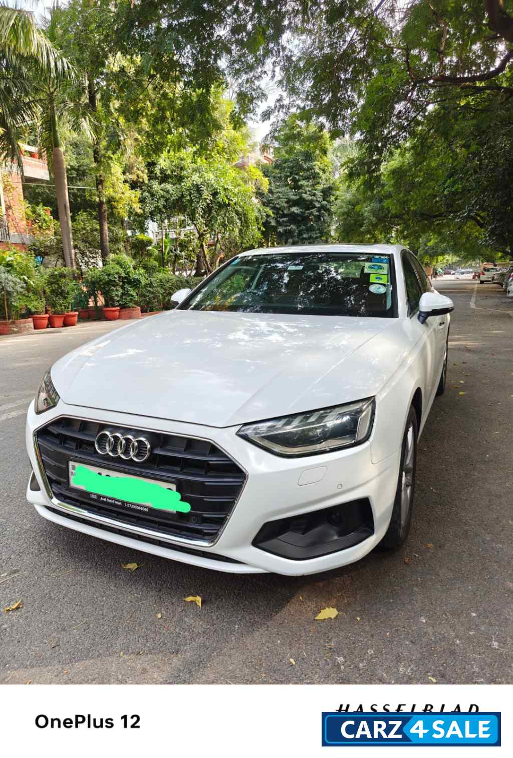 White Audi A4 Premium Plus 40 TFSI Petrol - August 2021