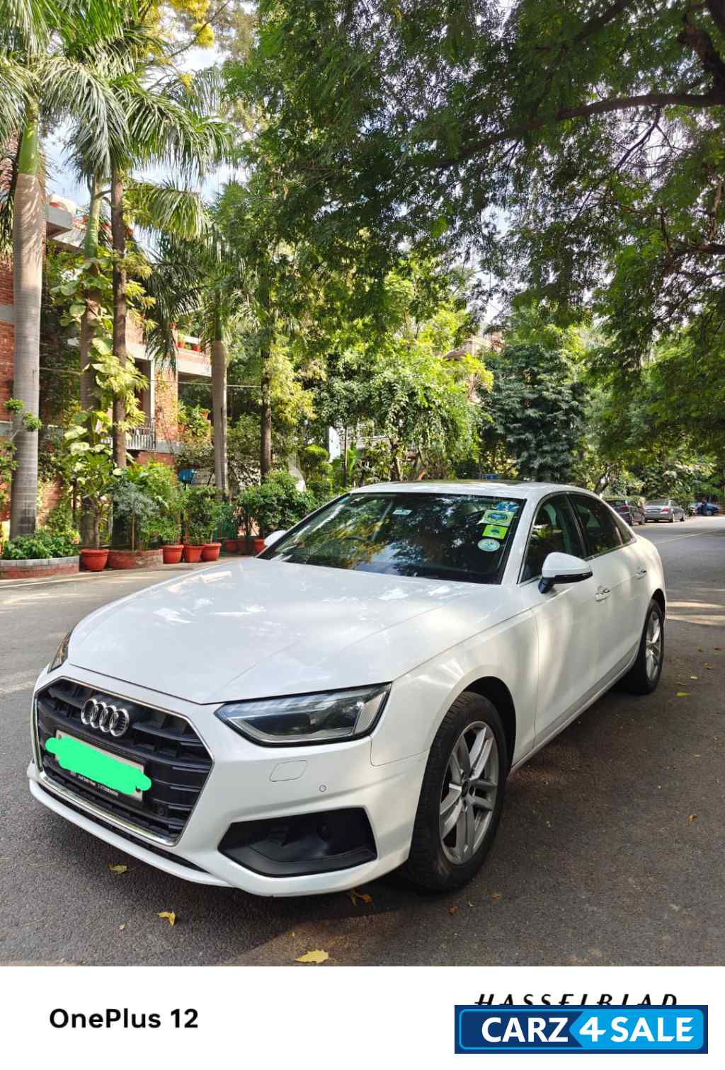 White Audi A4 Premium Plus 40 TFSI Petrol - August 2021