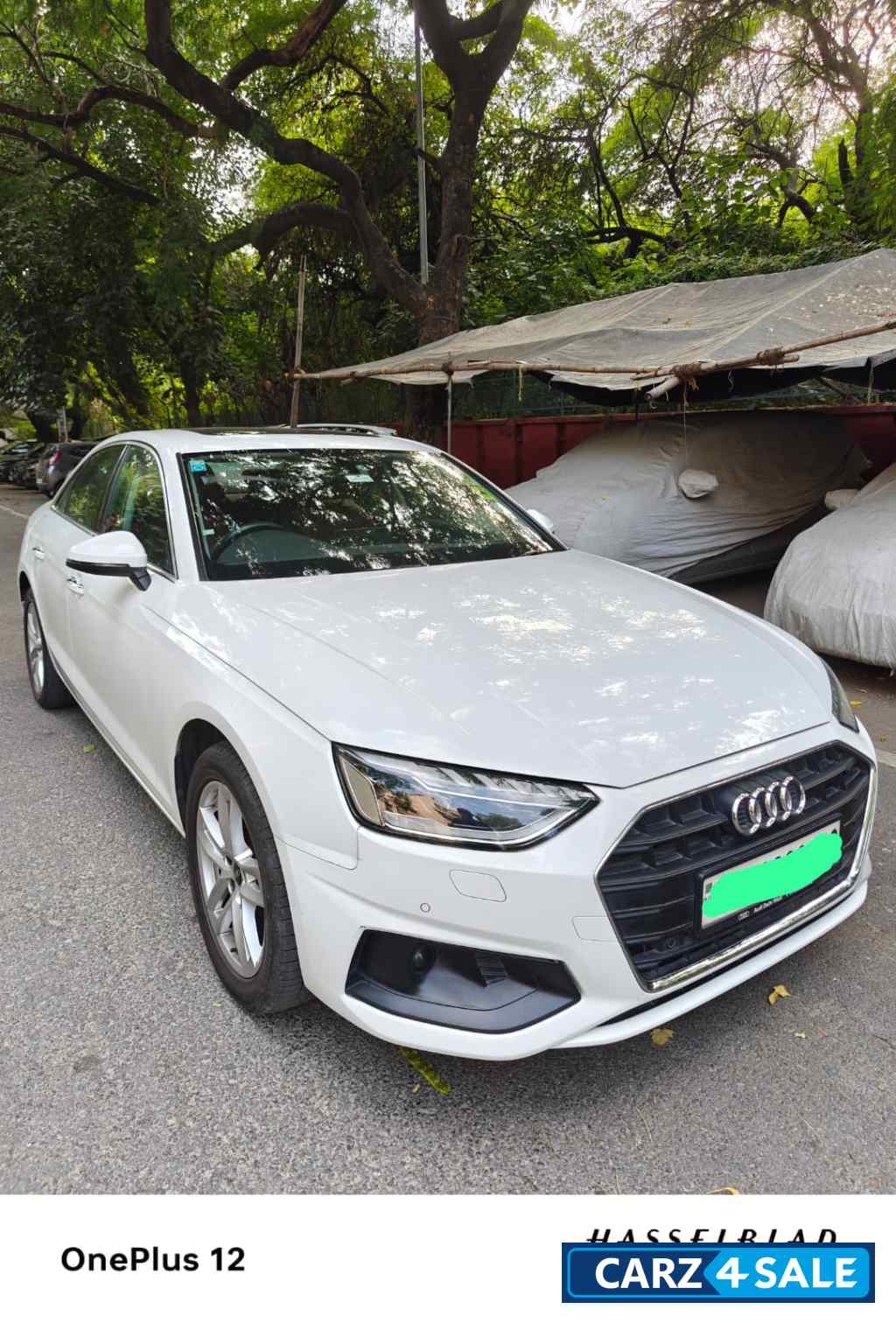 White Audi A4 Premium Plus 40 TFSI Petrol - August 2021