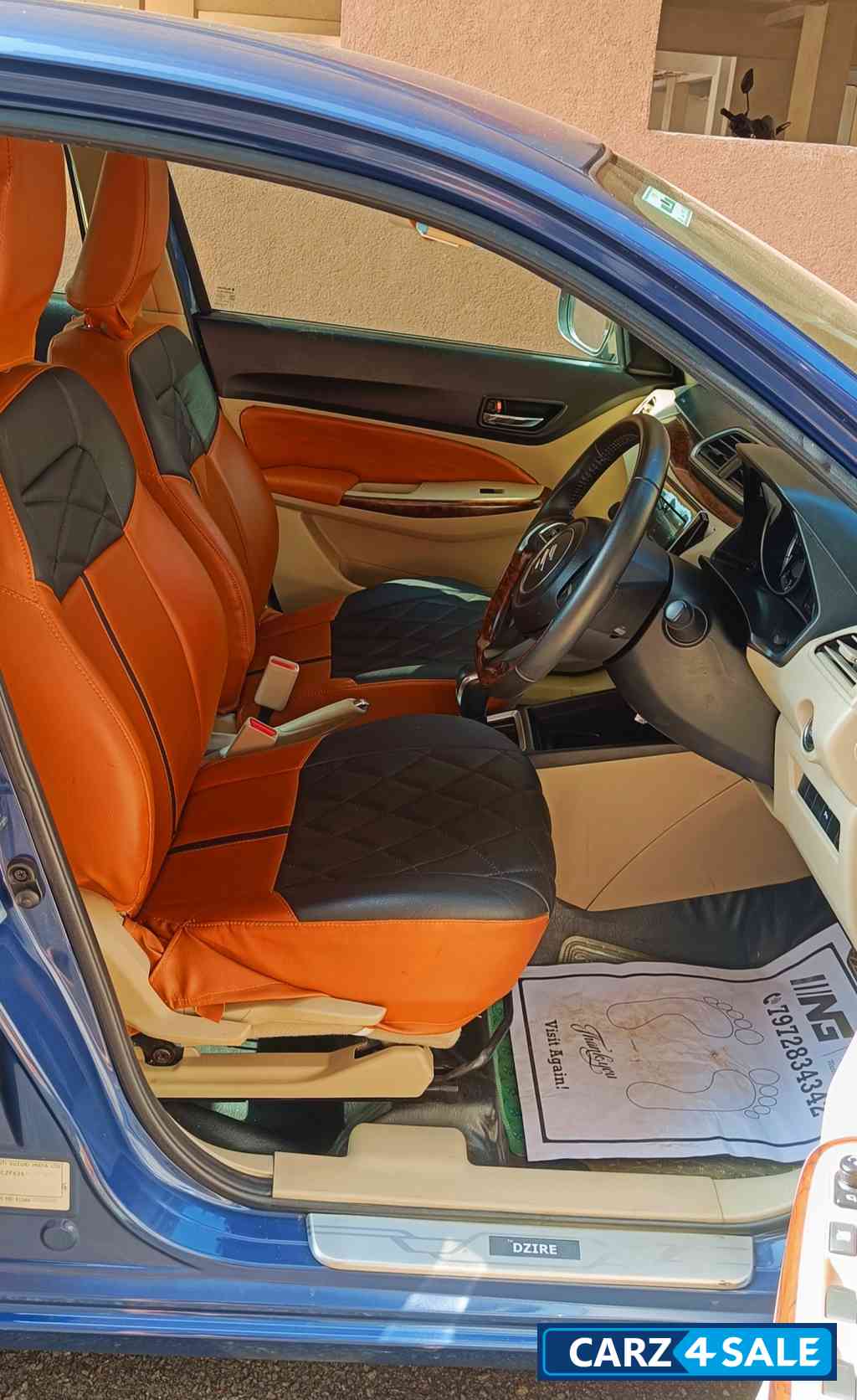 Oxford Blue Maruti Suzuki Dzire AMT ZXI PLUS