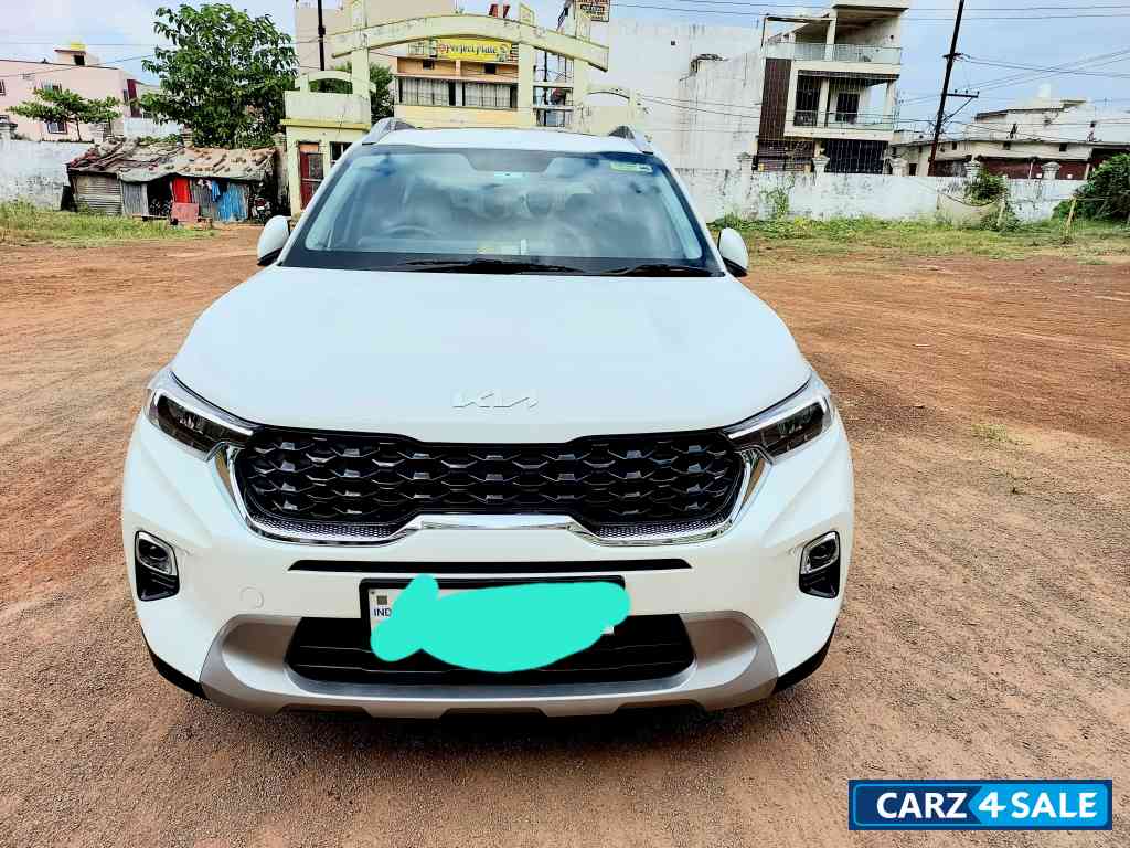 White Kia Sonet D1.5 6 MT HTX Plus