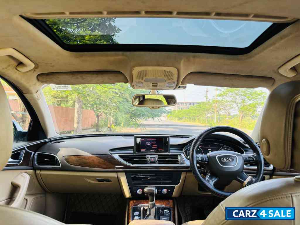 Moonshine Blue Audi A6