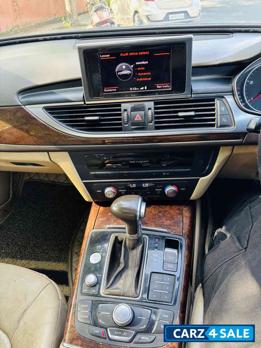 Moonshine Blue Audi A6